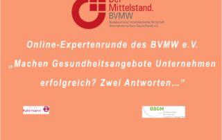 Expertenrunde des BVMW mit BBGM und Robert Fuhrmann