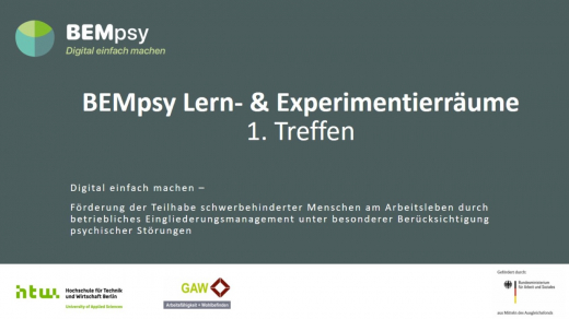 BEMPsy Lern- & Experimentierräume